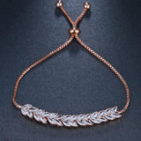 Gorgeous AAA+ Cubic Zirconia Diamonds Adjustable Charm Bracelet