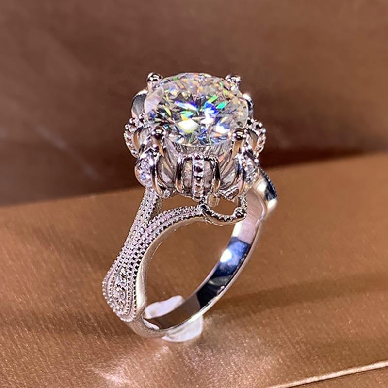 Gorgeous Brilliant AAA+ Cubic Zirconia Diamonds Elegant Ring - The Jewellery Supermarket