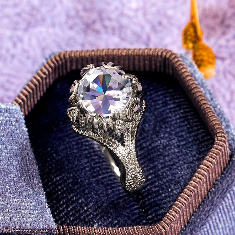 Gorgeous Brilliant AAA+ Cubic Zirconia Diamonds Elegant Ring - The Jewellery Supermarket