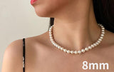 Graceful Silver 925 Pearl Necklace - Best Online Prices by Jewellery Supermarket - The Jewellery Supermarket