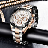 Great Gift Ideas - Top Luxury Brand Fashion Military Style Waterproof Chronograph Watch - The Jewellery Supermarket