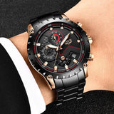 Great Gift Ideas - Top Luxury Brand Silver Stainless Steel 30m Waterproof Quartz Army Watch - The Jewellery Supermarket