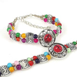 Handmade Charming 4 colours Natural stone Beads Strand Bracelets For Women - The Jewellery Supermarket