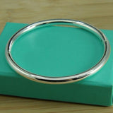 Handsome 925 Silver Bangle, Bracelet - Best Online Prices by Jewellery Supermarket - The Jewellery Supermarket