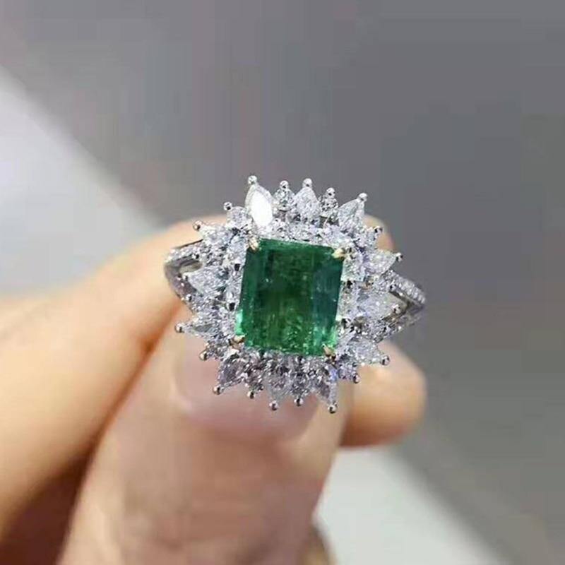 High Quality Luxury Green AAA Cubic Zirconia Crystals Statement Jewellery - The Jewellery Supermarket