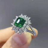 High Quality Luxury Green AAA Cubic Zirconia Crystals Statement Jewellery - The Jewellery Supermarket