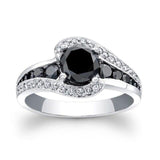 Luxury Micro Paved Black AAA CZ Crystals Fashion Rings - The Jewellery Supermarket