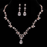 Magnificent AAA+ CZ Stones Jewellery Set White Gold Plated Bracelet - Best Online Prices by Jewellery Supermarket - The Jewellery Supermarket