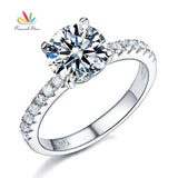 Marvelous 2 Carat Simulated Lab Diamond Silver Luxury Solitaire Bridal Ring - The Jewellery Supermarket