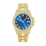 MISS FOX Brand Simulated Lab Diamonds Top Selling Luxury 18KGP Gold Watches