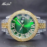 MISS FOX Hot Style Iced Out Drop Simulated Lab Diamonds Luxury Watches For Women - The Jewellery Supermarket