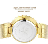 MISS FOX Luxury Brand Big Simulated Lab Diamond Ladies Wrist Watches - The Jewellery Supermarket