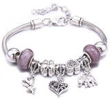 Multicolor Owl Charm Beads Bracelet & Bangles Friendship Gift - The Jewellery Supermarket