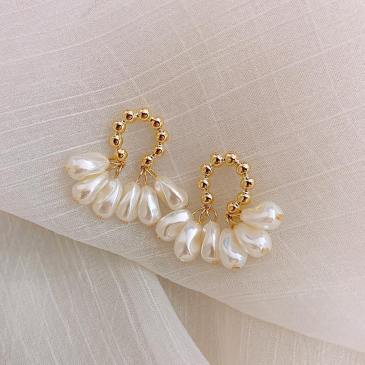New Fashion Baroque Pearl Earrings Elegant Jewellery For Women - The Jewellery Supermarket