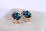 New Fashion Charm Crystal Round Stud Earrings - The Jewellery Supermarket