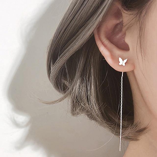 New Fashion Little Bird Drop Long Hanging Elegant Girl Tassel Earrings - The Jewellery Supermarket