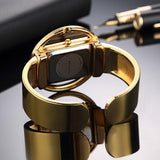 New Luxury Brand Gold Silver Dial Lady Dress Quartz Bracelet Watch - The Jewellery Supermarket