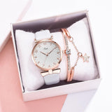 "NEW" Luxury Women Bracelet Quartz Fashion Pink Dial Wrist Watch - The Jewellery Supermarket