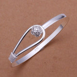 Nice Silver Colour Fashion Charm 925 Stamped Bracelets Bangles - The Jewellery Supermarket