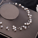 Stunning Natural freshwater Pearl necklace - Best Online Prices - The Jewellery Supermarket
