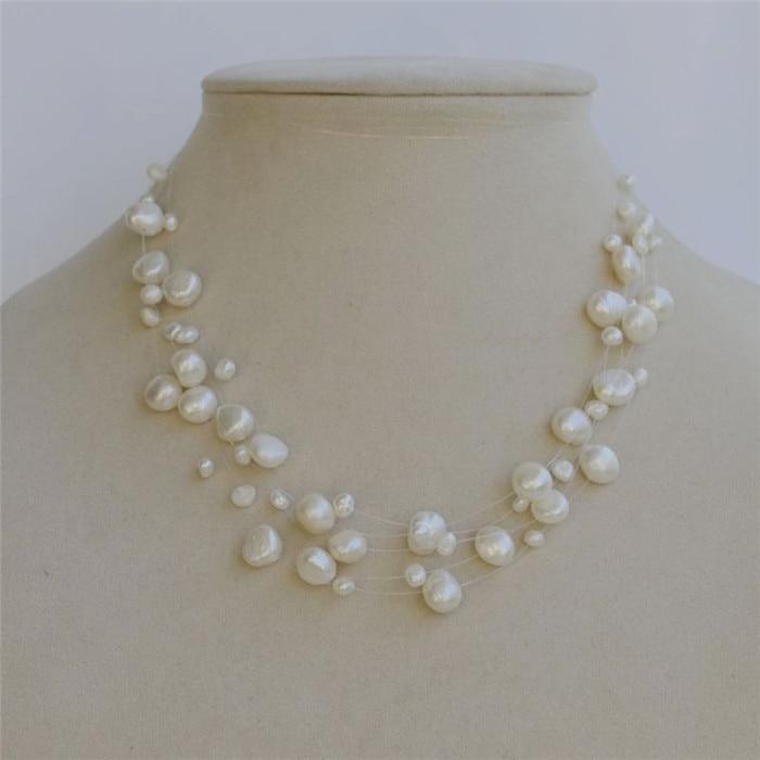 Stunning Natural freshwater Pearl necklace - Best Online Prices - The Jewellery Supermarket