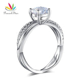 Super 1.25 Ct Simulated Lab Diamond Silver Wedding Engagement Anniversary Ring - The Jewellery Supermarket