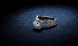 Wonderful 1.5 Carat AAAA+ Cubic Zirconia Diamond Engagement Ring - The Jewellery Supermarket