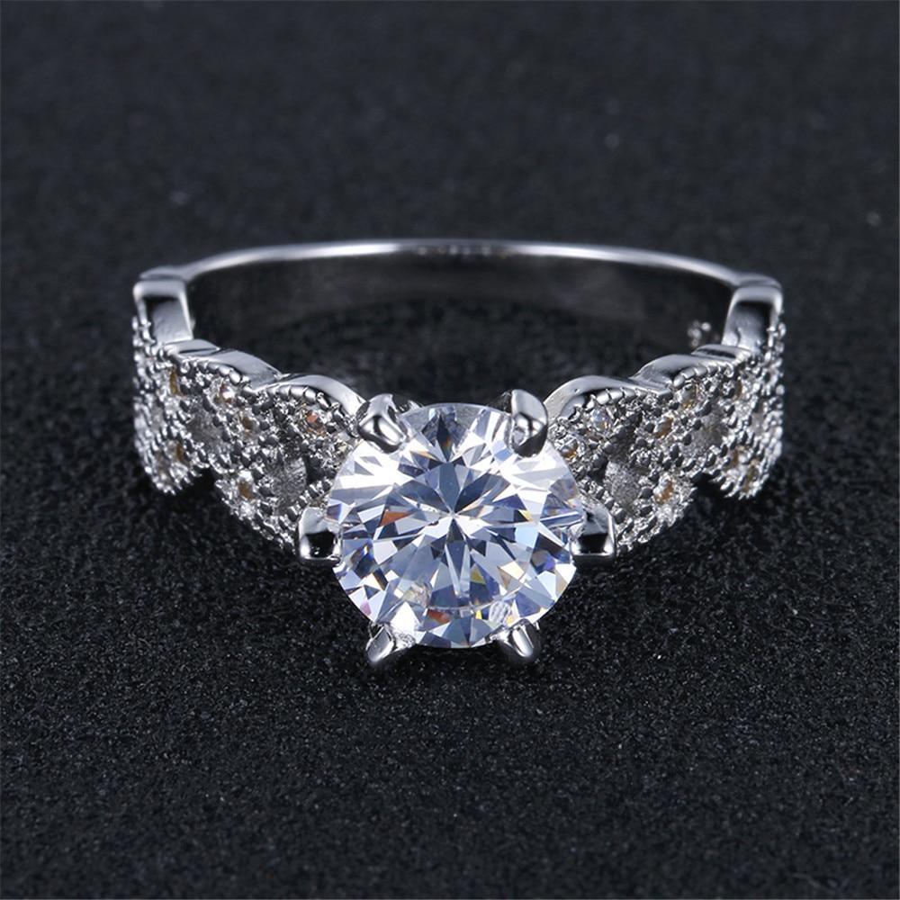Wonderful 1.5 Carat AAAA+ Cubic Zirconia Diamond Engagement Ring - The Jewellery Supermarket