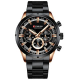 NEW MENS WATCHES - Top Brand Full Steel Waterproof Chronograph Luxury Sports Quartz Watches - The Jewellery Supermarket