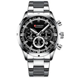 NEW MENS WATCHES - Top Brand Full Steel Waterproof Chronograph Luxury Sports Quartz Watches - The Jewellery Supermarket