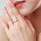NEW ARRIVAL Fashion Oval Shining Silver AAAA Quality Simulated Diamonds Rings - The Jewellery Supermarket