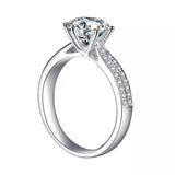 Excellent 2 Carats High Quality Moissanite Diamonds Bridal Set Engagement Wedding Ring - Fine Jewellery - The Jewellery Supermarket