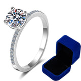 Classic 4 Prong High Quality Moissanite Diamonds Brilliant Diamond Proposal Ring - Fine Jewellery - The Jewellery Supermarket