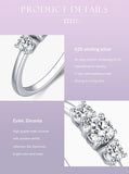 NEW - Sparkling AAAA Quality Simulated Diamonds Stackable Fine Romantic Ring - The Jewellery Supermarket