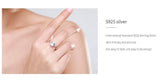 Fashion Luxury Sparkling Oval Clear AAAA Quality Simulated Diamonds Rings - The Jewellery Supermarket