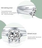 NEW - Top Quality Sparkling AAAA Quality Simulated Diamonds Charm Heart Fine Ring - The Jewellery Supermarket