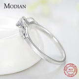 Women Silver Flying Angel Wings Clear Cz Diamonds Rings - Fashion Jewelry - The Jewellery Supermarket