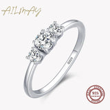 NEW - Sparkling AAAA Quality Simulated Diamonds Stackable Fine Romantic Ring