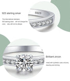 NEW - Classic Simple Round Shape High Quality AAAA Simulated Diamond Fine Ring - The Jewellery Supermarket