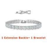 DAZZLING Luxury Zirconia Crystal Gold Color Fashion Jewelry Tennis Bracelet for Women - The Jewellery Supermarket