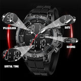 Top Brand Luxury Dual Display Quartz Military Waterproof Digital Electronic Watch - The Jewellery Supermarket