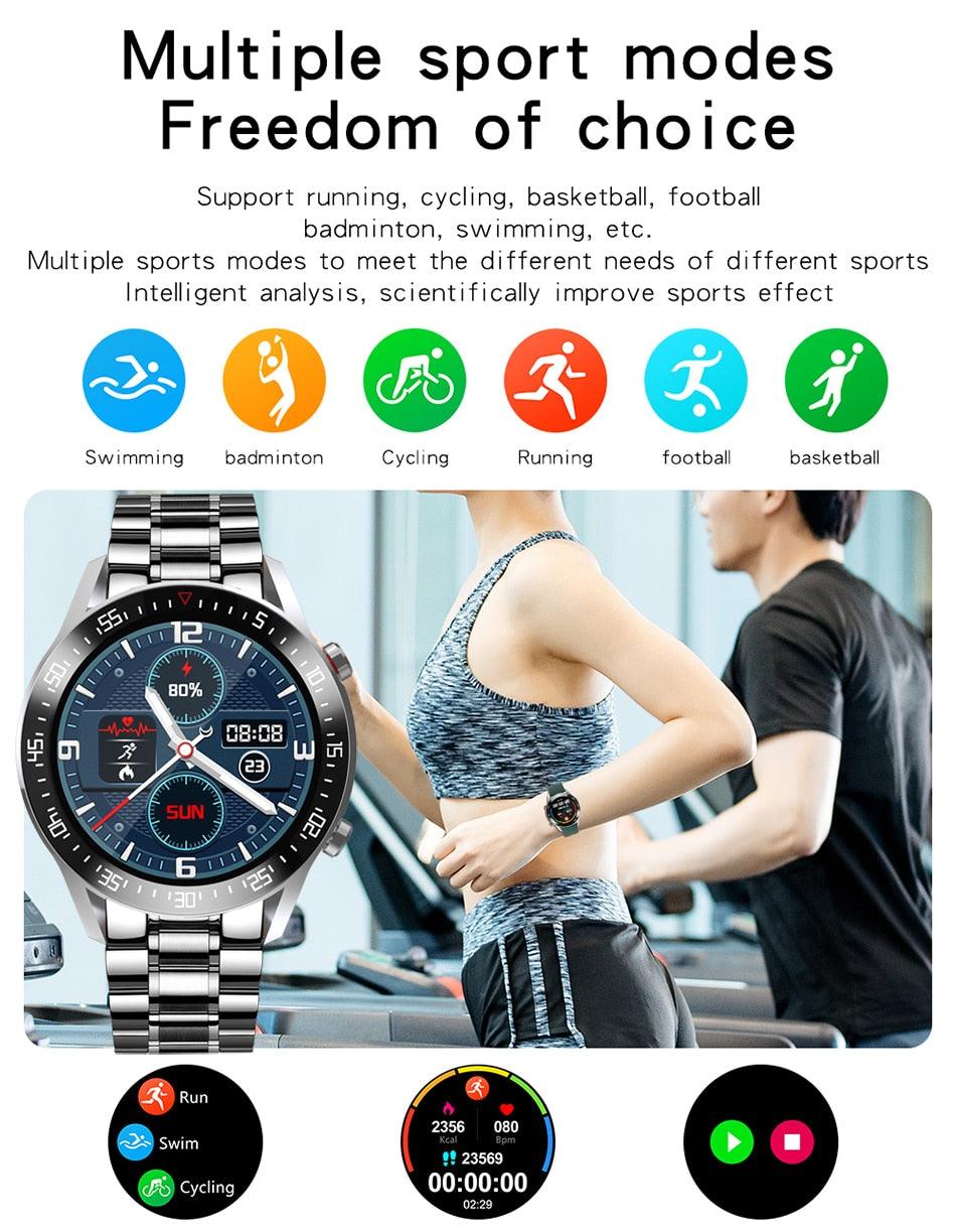NEW MENS WATCHES - Steel Band Electronic LED Male Waterproof Bluetooth Hour Digital Sport Watches - The Jewellery Supermarket