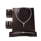 NEW ARRIVAL - Excellent Luxury Women AAA+ Cubic Zirconia Diamonds Jewellery Set - The Jewellery Supermarket