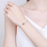 Appealing D Color 1 Carat VVS High Quality Moissanite Diamond Charm Bracelet - Fine Jewellery - The Jewellery Supermarket