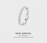 NEW ARRIVAL - Luxury Sparkling AAA+ Cubic Zirconia Diamonds Ring - The Jewellery Supermarket