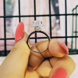 QUALITY RINGS Designer Fashion Promise AAA+ CZ Diamonds Solitaire Luxury Ring - The Jewellery Supermarket