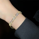 Exquisite Geometry AAA+ Cubic Zirconia Tennis Bracelets for Women - Crystal Fashion Bracelets - The Jewellery Supermarket