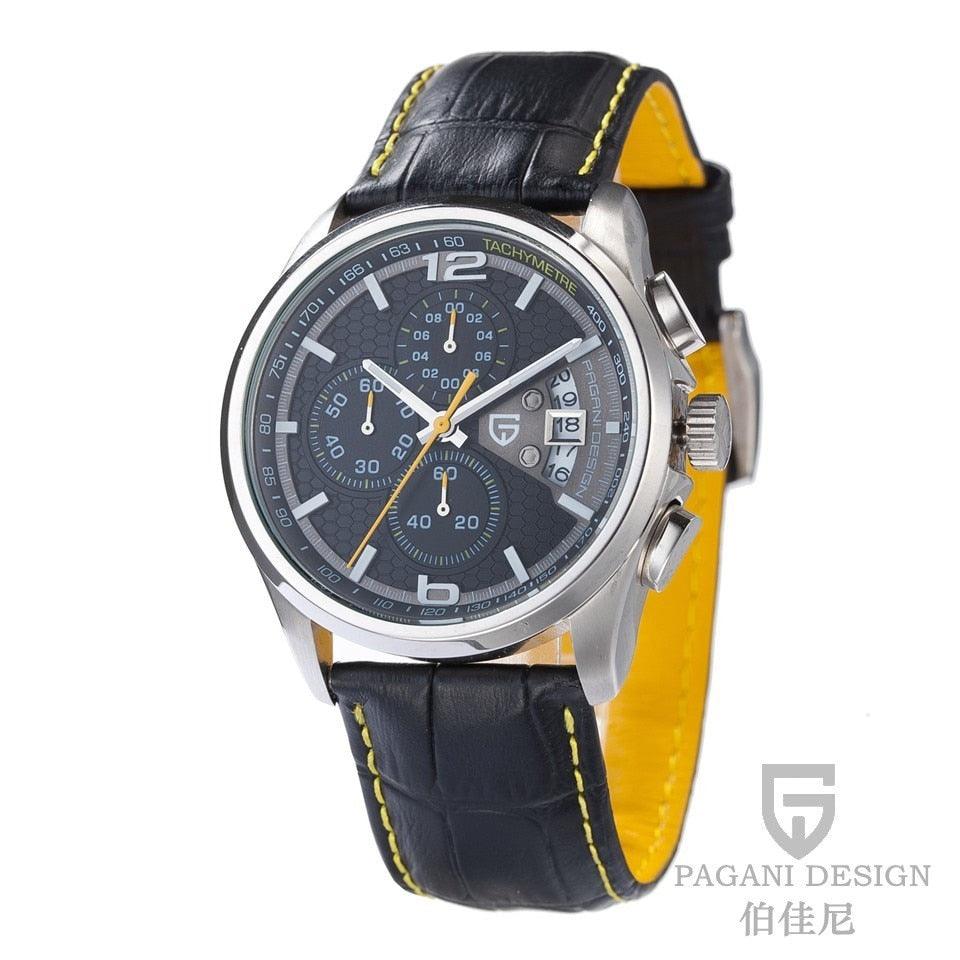 NEW MENS WATCHES - Luxury Brands Fashion Timed Movement Military Watches Leather Men Quartz Watches - The Jewellery Supermarket