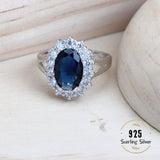 New Arrival - Silver 925 AAA Blue Zirconia Costume Fine Jewellery Wedding Set - The Jewellery Supermarket