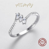 Top Quality Trapezoidal Clear AAAA Quality Simulated Diamonds Charm Ring - The Jewellery Supermarket